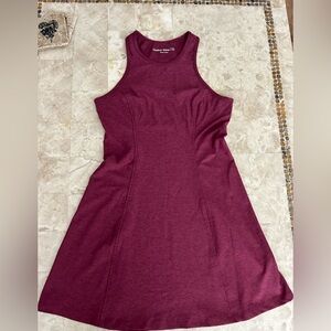 Outdoor Voices Athena Shiraz Maroon Athletic Tank Tennis Dress NWOT Size M